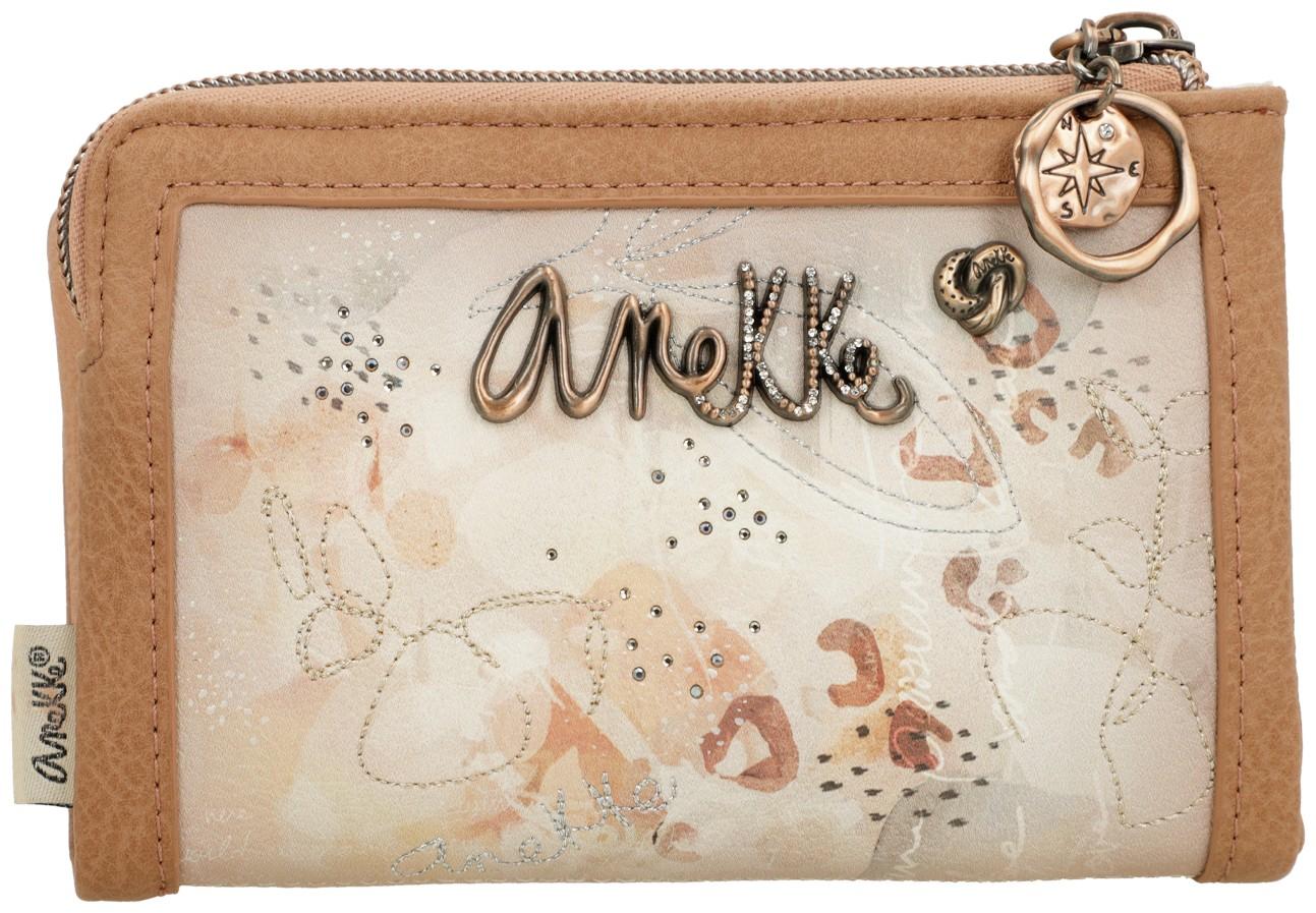 2. WAHL - Damengeldtasche beige nude Glitzer Anekke Memories Stories