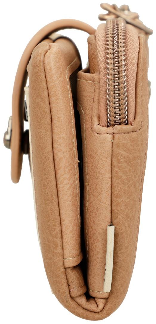 2. WAHL - Damengeldtasche beige nude Glitzer Anekke Memories Stories