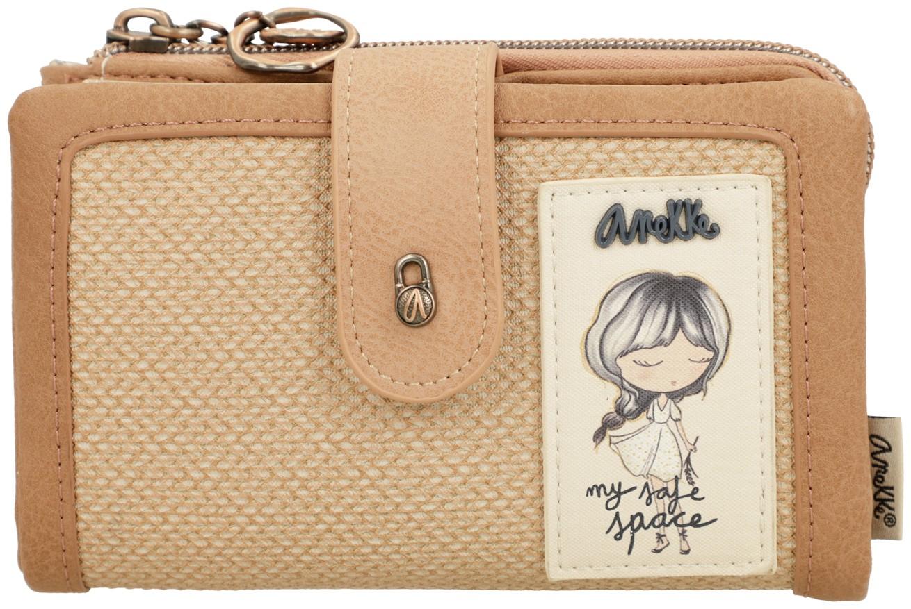 2. WAHL - Damengeldtasche beige nude Glitzer Anekke Memories Stories