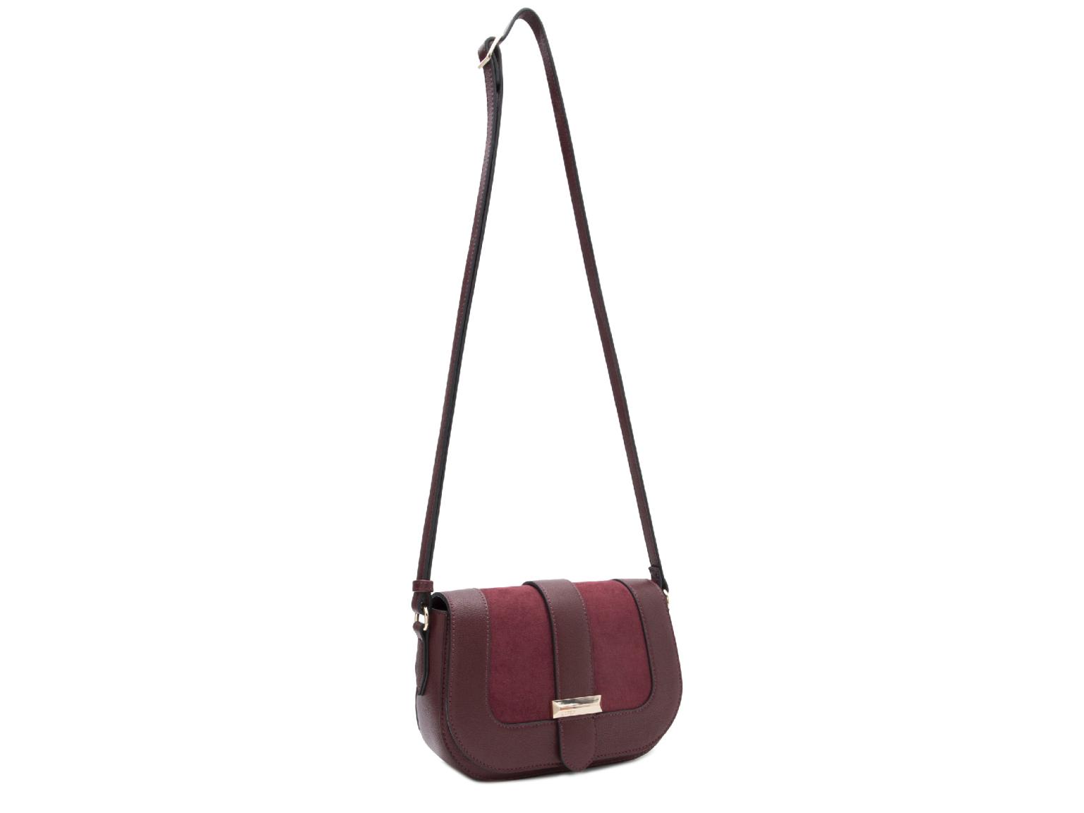 2. WAHL - L.Credi Überschlagtasche Petrina Wine Velour nachhaltig