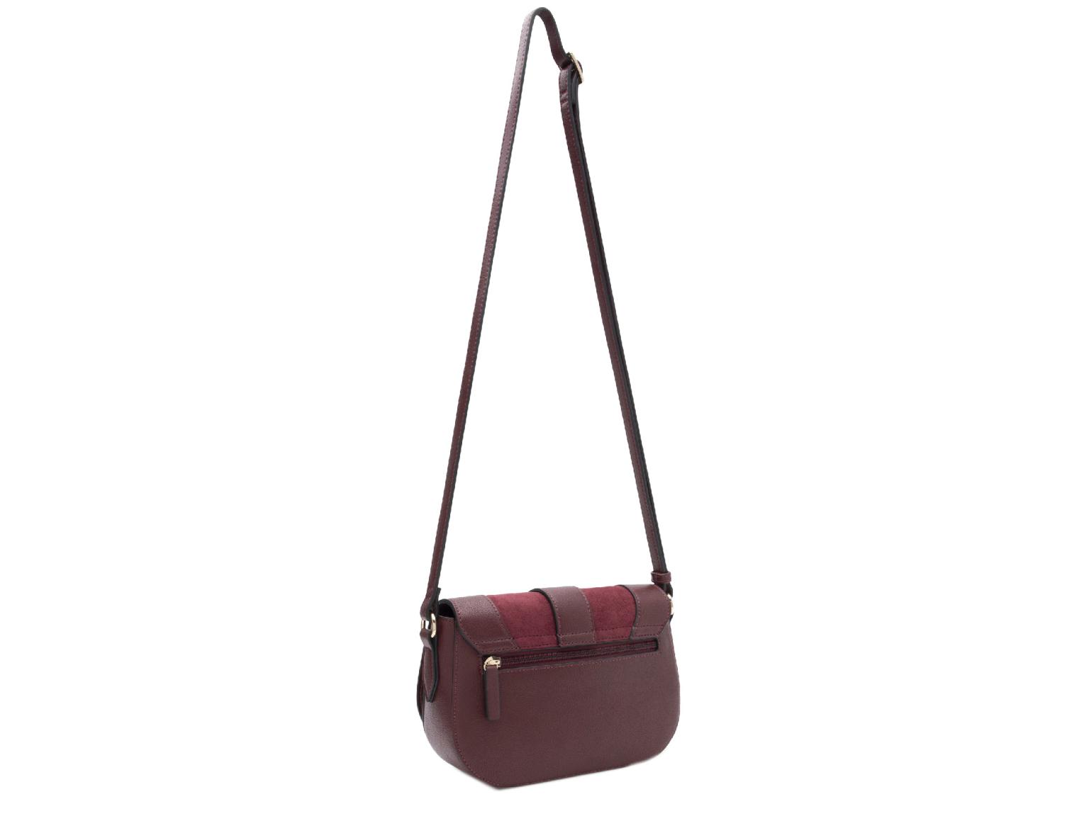 2. WAHL - L.Credi Überschlagtasche Petrina Wine Velour nachhaltig