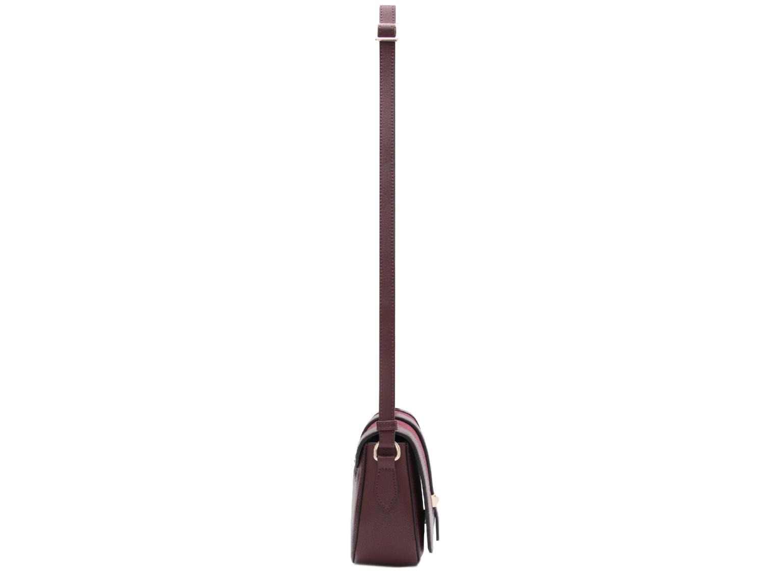 2. WAHL - L.Credi Überschlagtasche Petrina Wine Velour nachhaltig