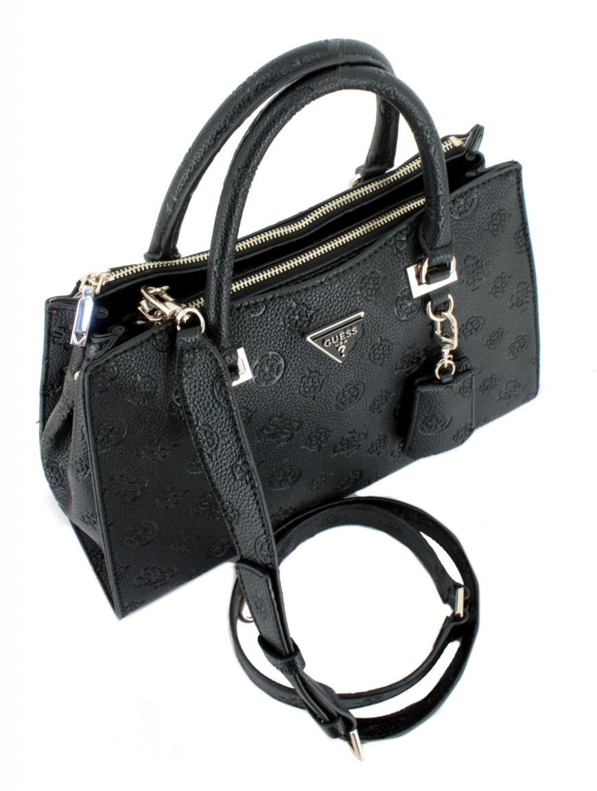 2. Wahl Anhänger fehlt Kurzgrifftasche Cresidia II Guess Dark Taupe Markenprägung