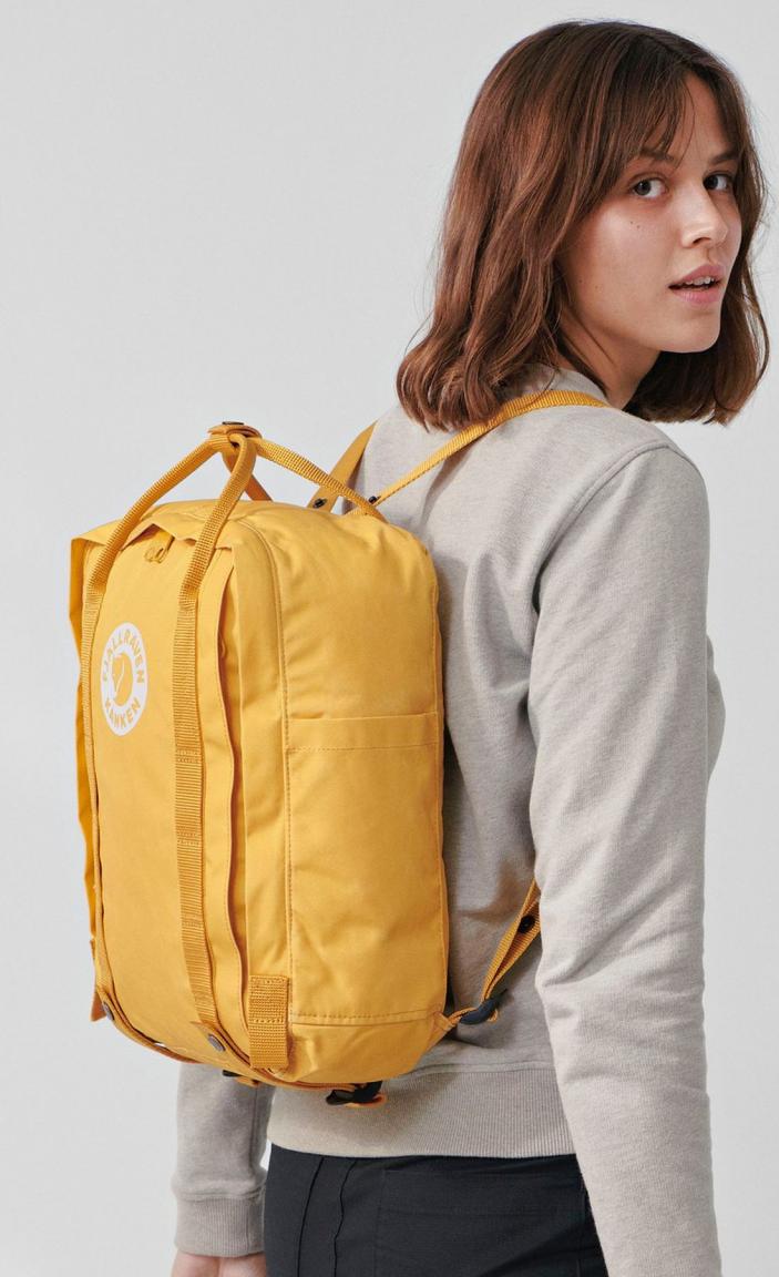 2. Wahl Fjällräven Tree Kanken gelb Maple Yellow pflanzlicher Rucksack Lyocell