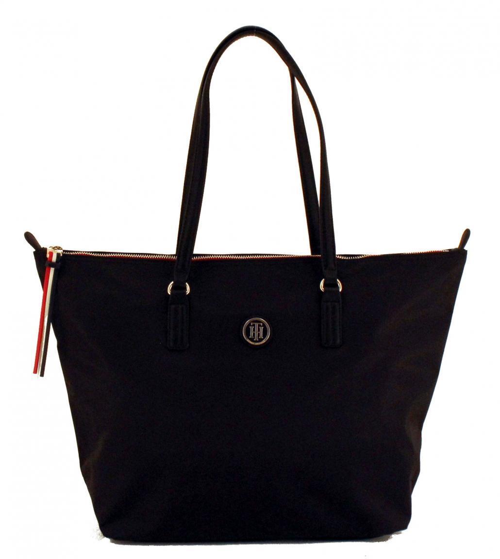 2. Wahl gestreifter Shopper blau weiß Tommy Hilfiger Poppy Tote Navy Blue Stripes