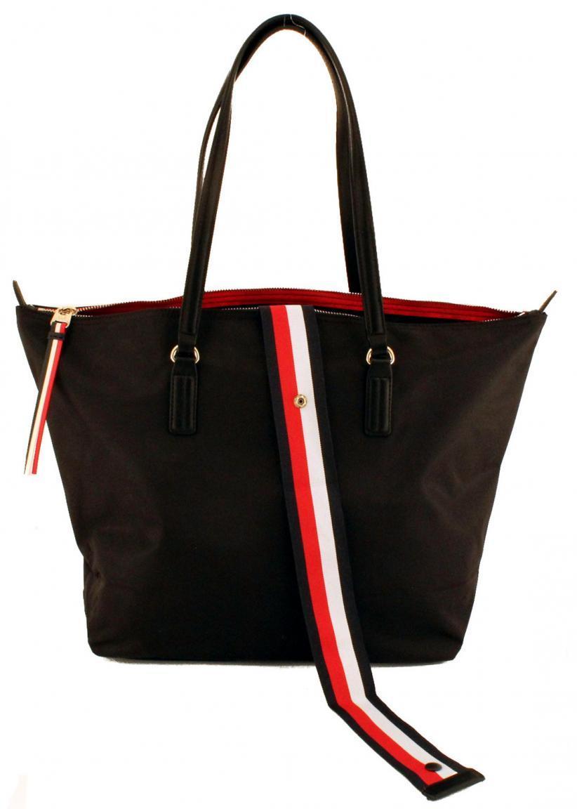2. Wahl gestreifter Shopper blau weiß Tommy Hilfiger Poppy Tote Navy Blue Stripes