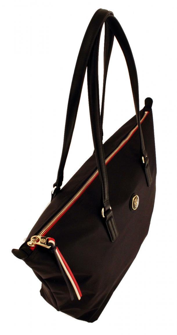 2. Wahl gestreifter Shopper blau weiß Tommy Hilfiger Poppy Tote Navy Blue Stripes