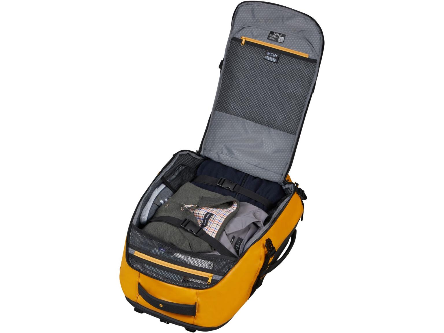 2.WAHL - Samsonite Prodiver Yellow Reiserucksack wasserabeisend