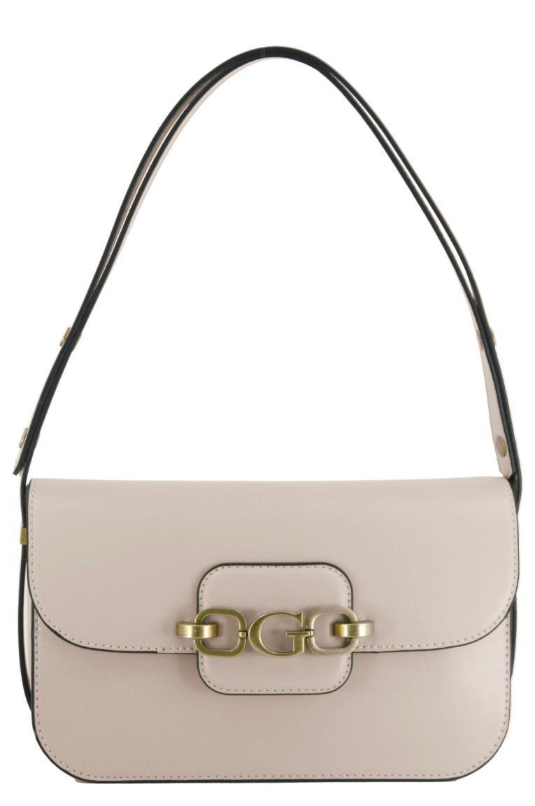 2.WAHL Überschlagtasche Crossover Guess Hensely G Light Rum Beige Kurzgriff verstellbar