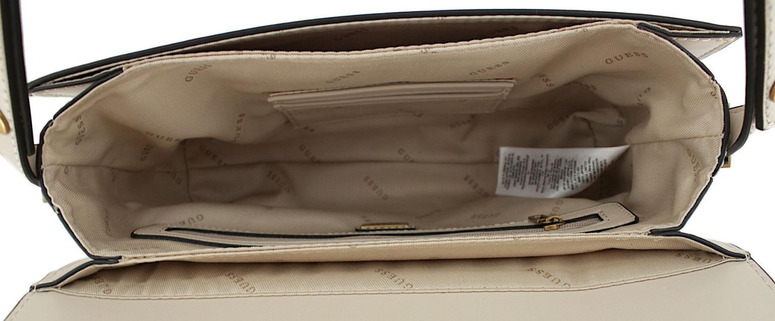 2.WAHL Überschlagtasche Crossover Guess Hensely G Light Rum Beige Kurzgriff verstellbar