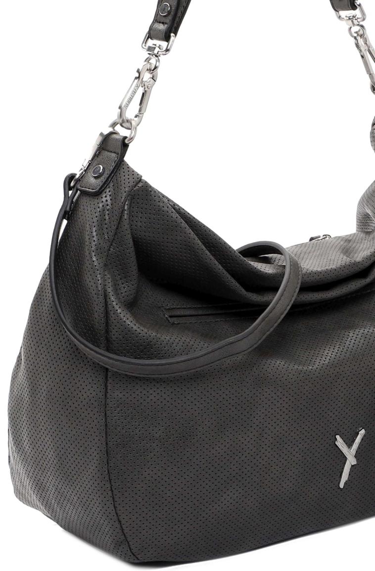 2in1 Beuteltasche Laley Suri Frey Cutoutmuster Grau