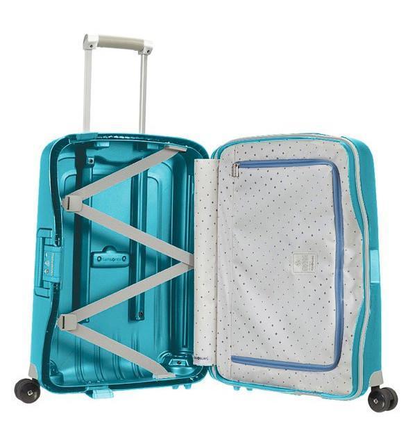 4-Rad Handgepäck Trolley 55cm Samsonite S'Cure Türkis