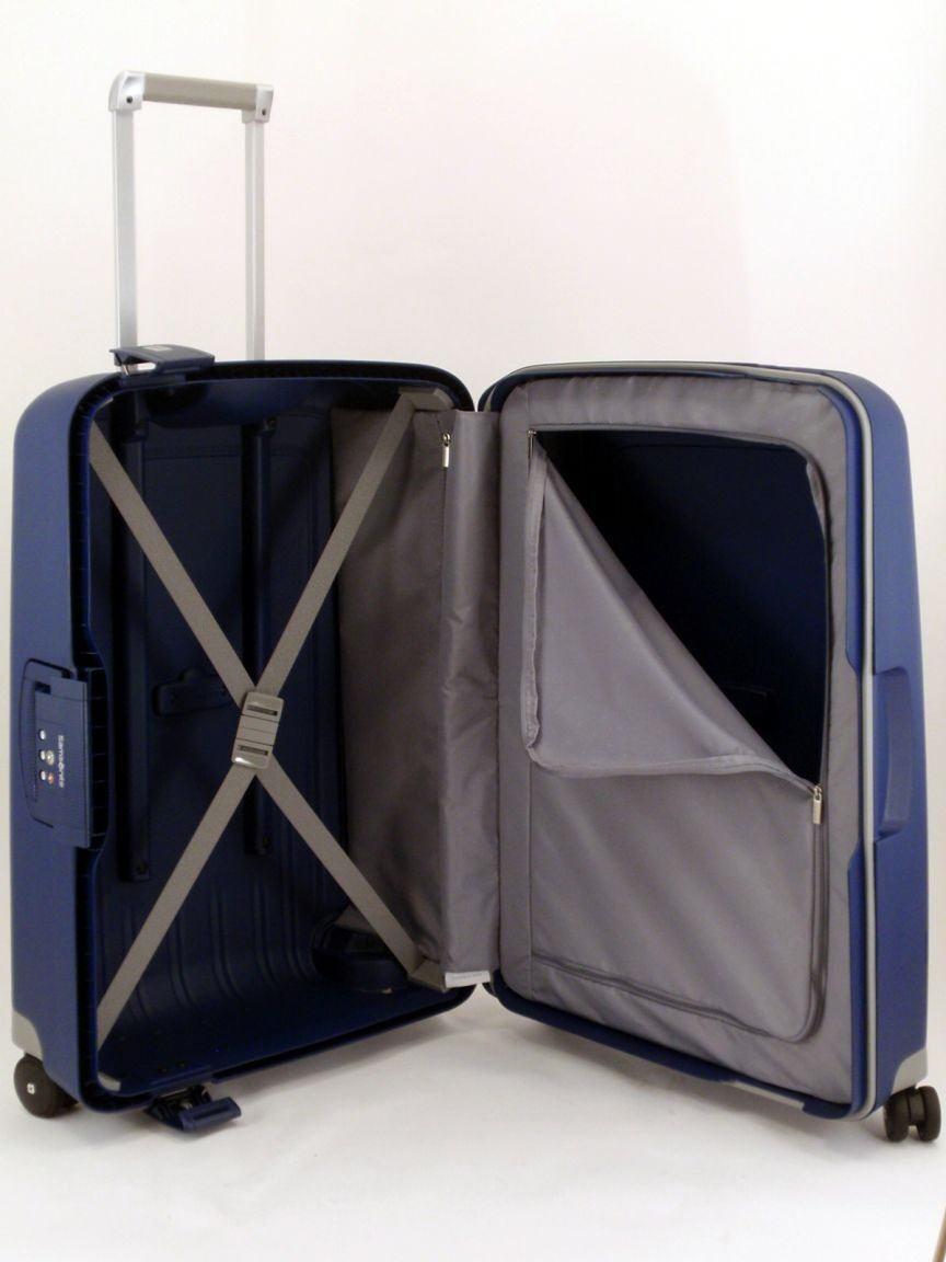 4-Rad Trolley 75cm Samsonite S´Cure blau
