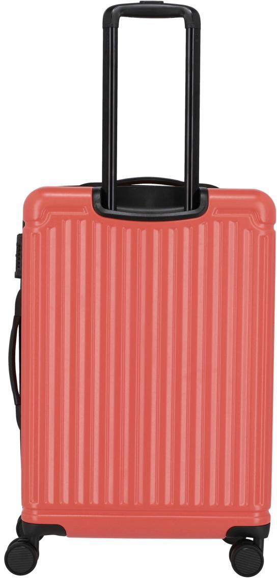 4-Rad-Trolley Hartschale Travelite Cruise M 67cm TSA-Schloss coral FEHLERWARE