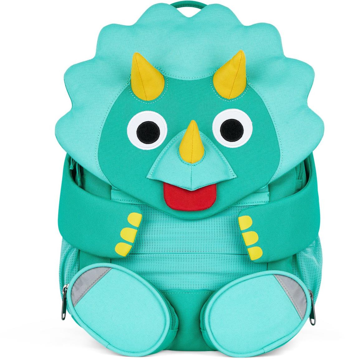 Affenzahn Großer Freund Dinosaurier grün Ziehzunge Kinderrucksack