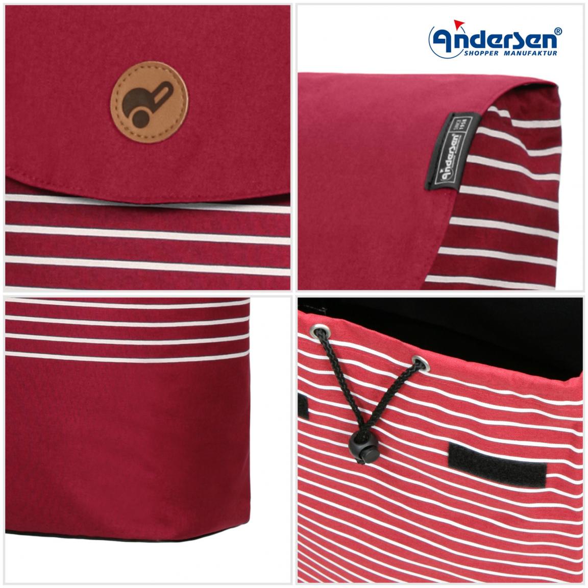 Andersen Einkaufsroller Treppensteiger Scala Shopper Tilde Rot