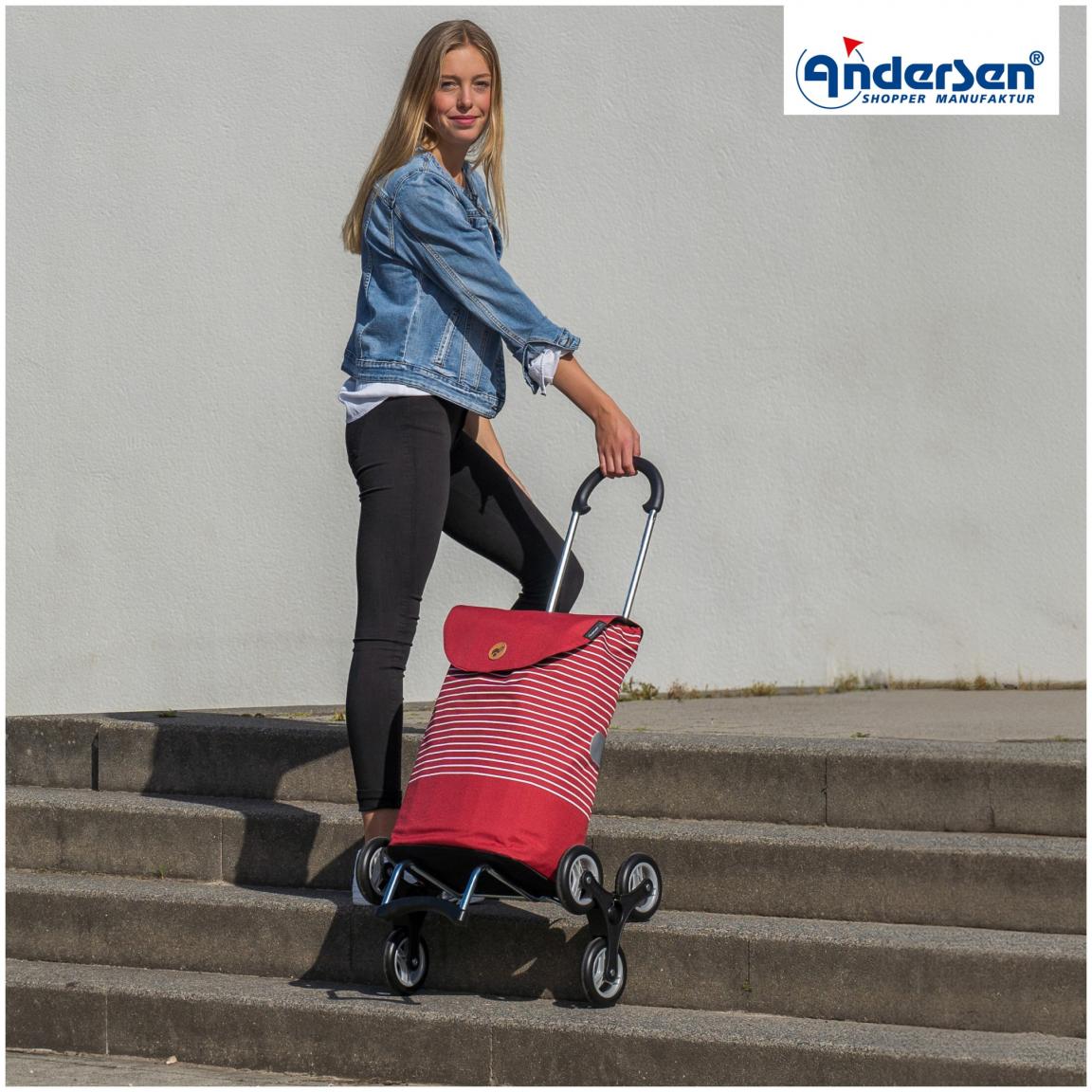 Andersen Einkaufsroller Treppensteiger Scala Shopper Tilde Rot