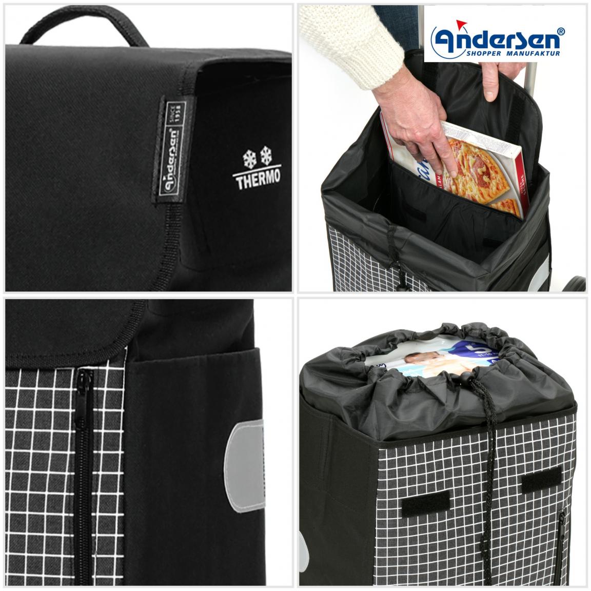 Andersen Hente Schwarz Royal Shopper Einkaufswagen