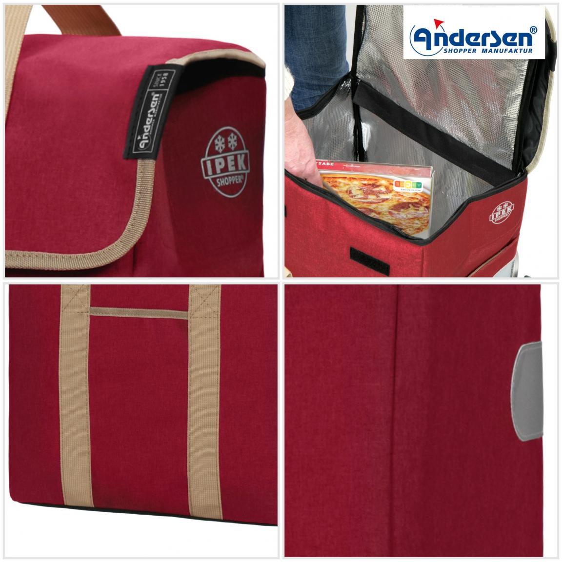Andersen Isoliertaschentrolley Scala Shopper Plus Ipek Mi Rot