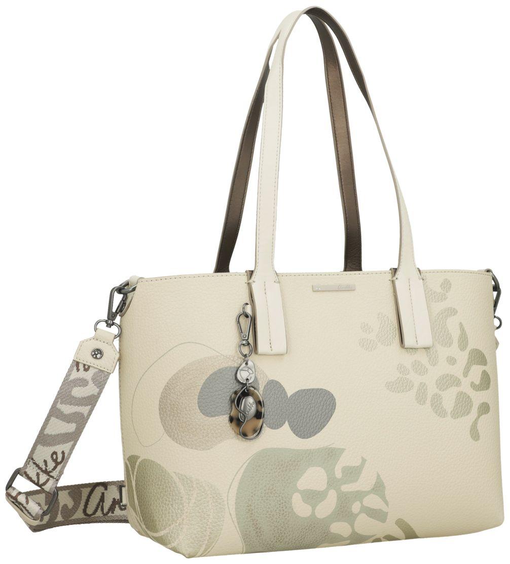 Anekke 2in1 wandelbarer Shopper Sophia Gaia Beige Beuteltasche innen