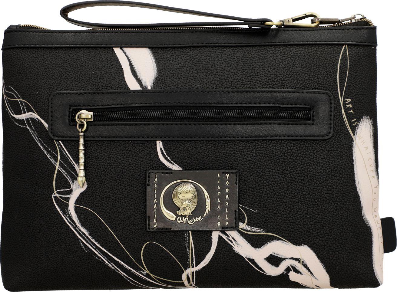 Anekke Abendtasche Shoen Nature Shodo Schwarz Handschlaufe