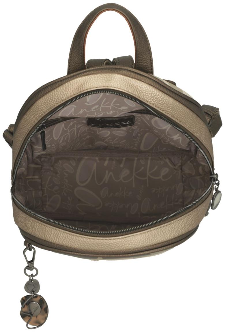 Anekke Backpack feminin Sophia beige Silhouette metallic Gaia