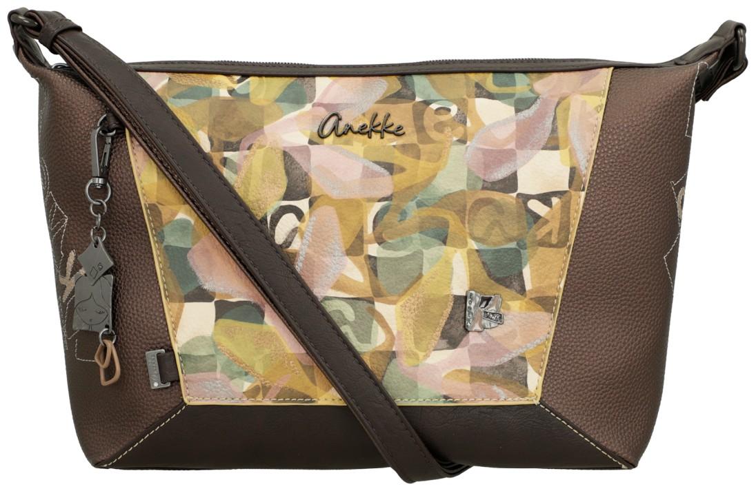 Anekke Beuteltasche Crossover Muse Bloom Metallisch