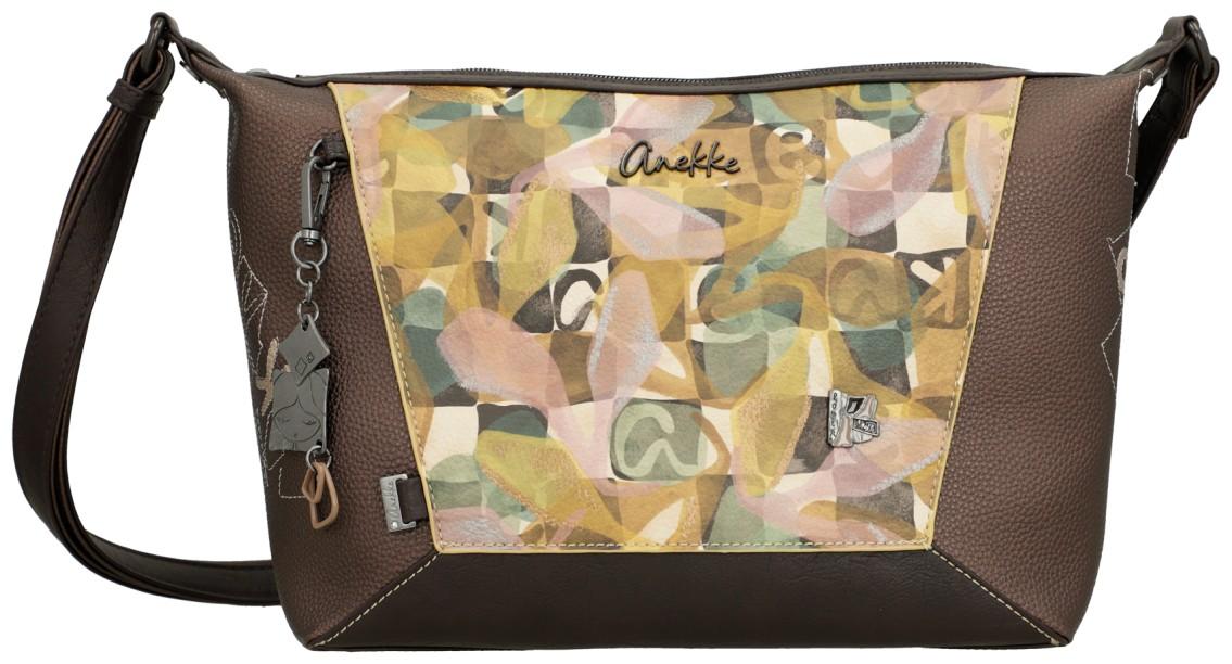 Anekke Beuteltasche Crossover Muse Bloom Metallisch