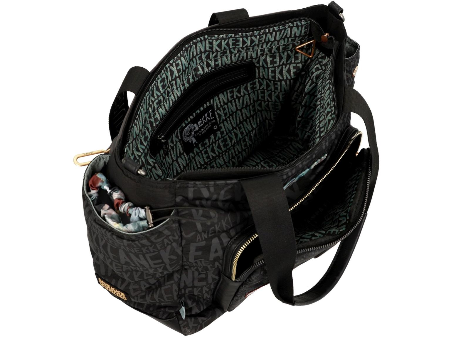 Anekke Beuteltasche Öko Nature Woods Black Nylon