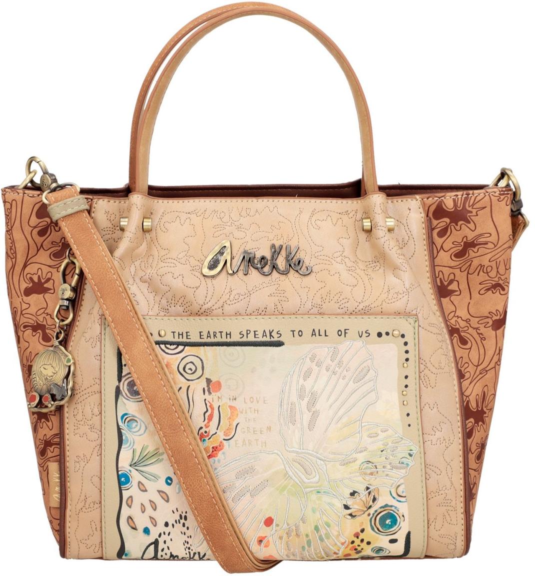 Anekke Butterfly Kurzgrifftasche Amazonia Goldtöne Crossover