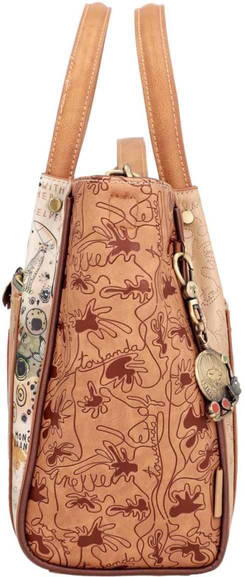 Anekke Butterfly Kurzgrifftasche Amazonia Goldtöne Crossover