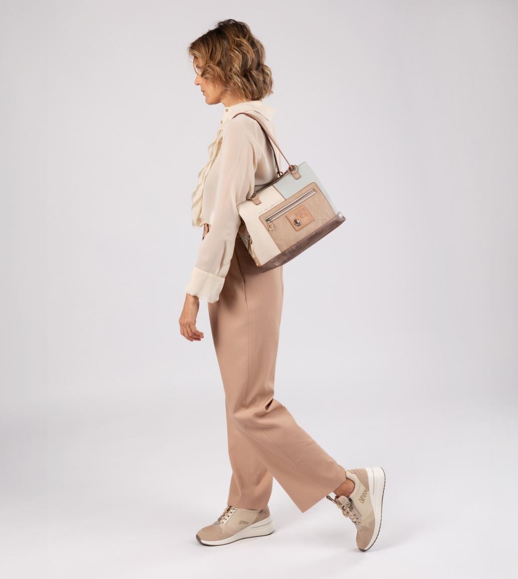 Anekke Handtasche Passion crossover Hollywood bestickt
