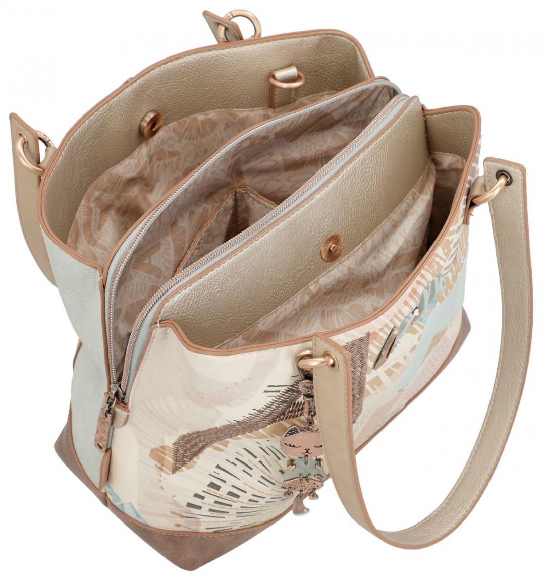 Anekke Handtasche Passion crossover Hollywood bestickt