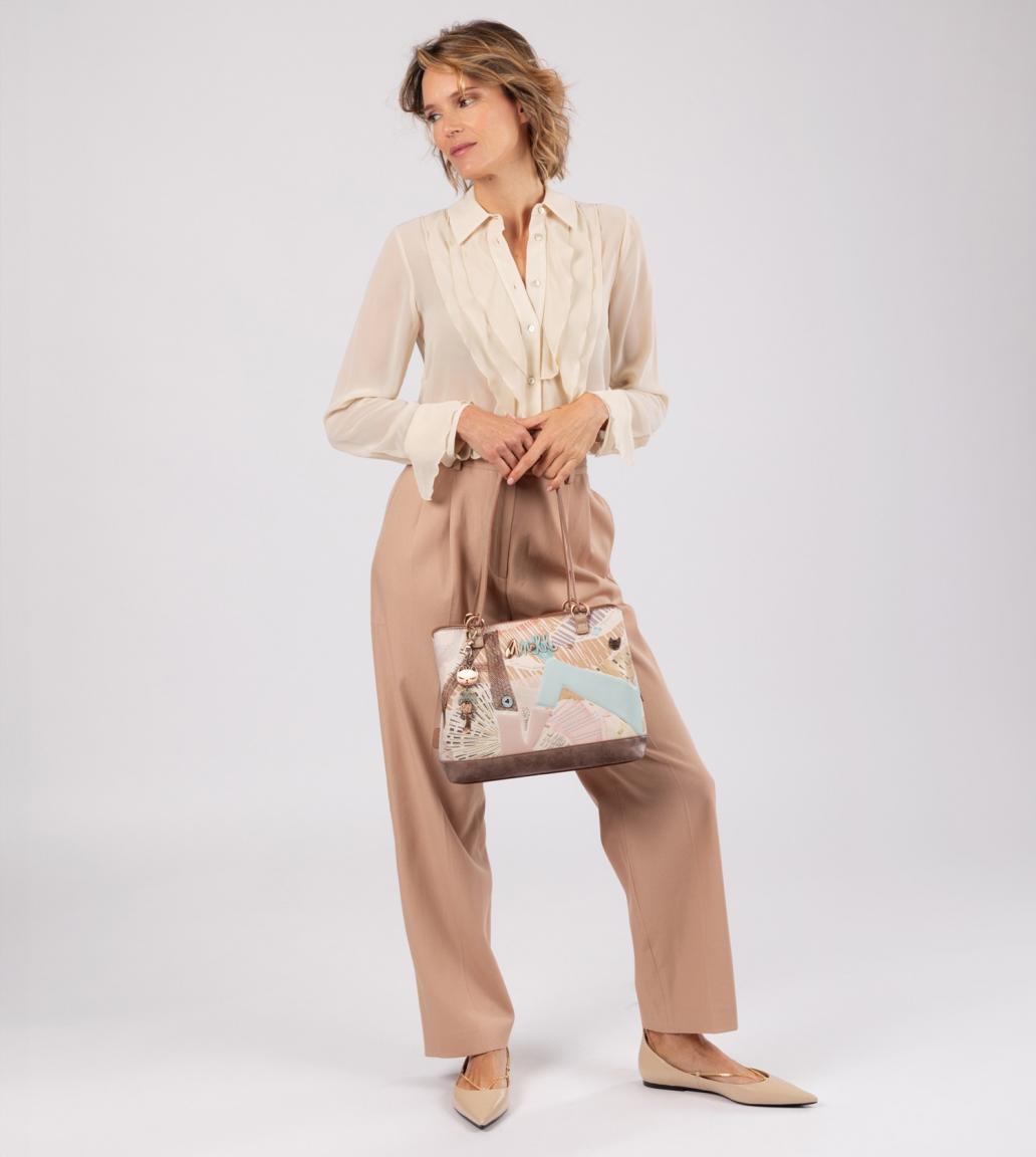 Anekke Handtasche Passion crossover Hollywood bestickt