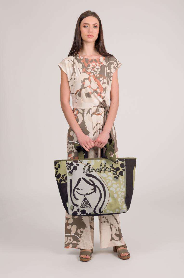 Anekke Henkeltasche Strand bunt Sophia Gaia Stoff