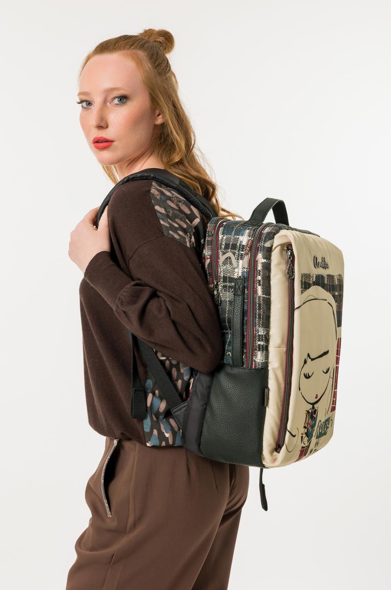 Anekke Iron Reiserucksack Portrait - Bunt