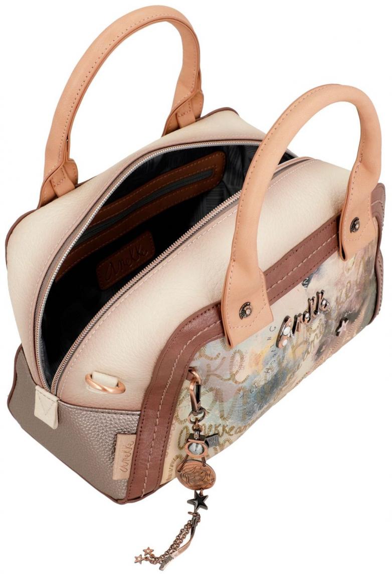 Anekke Kurzgrifftasche Bowling Bag Stars Hollywood beige