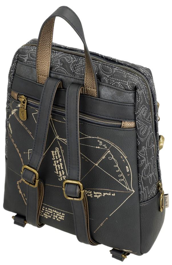 Anekke Mademoiselle Damenrucksack Blau Glitzer Kreativ Studio