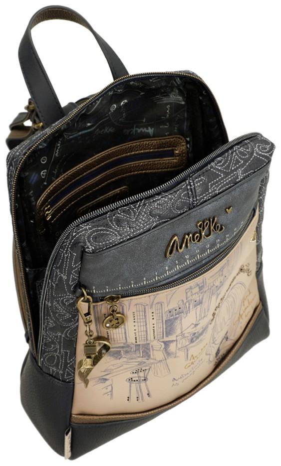 Anekke Mademoiselle Damenrucksack Blau Glitzer Kreativ Studio