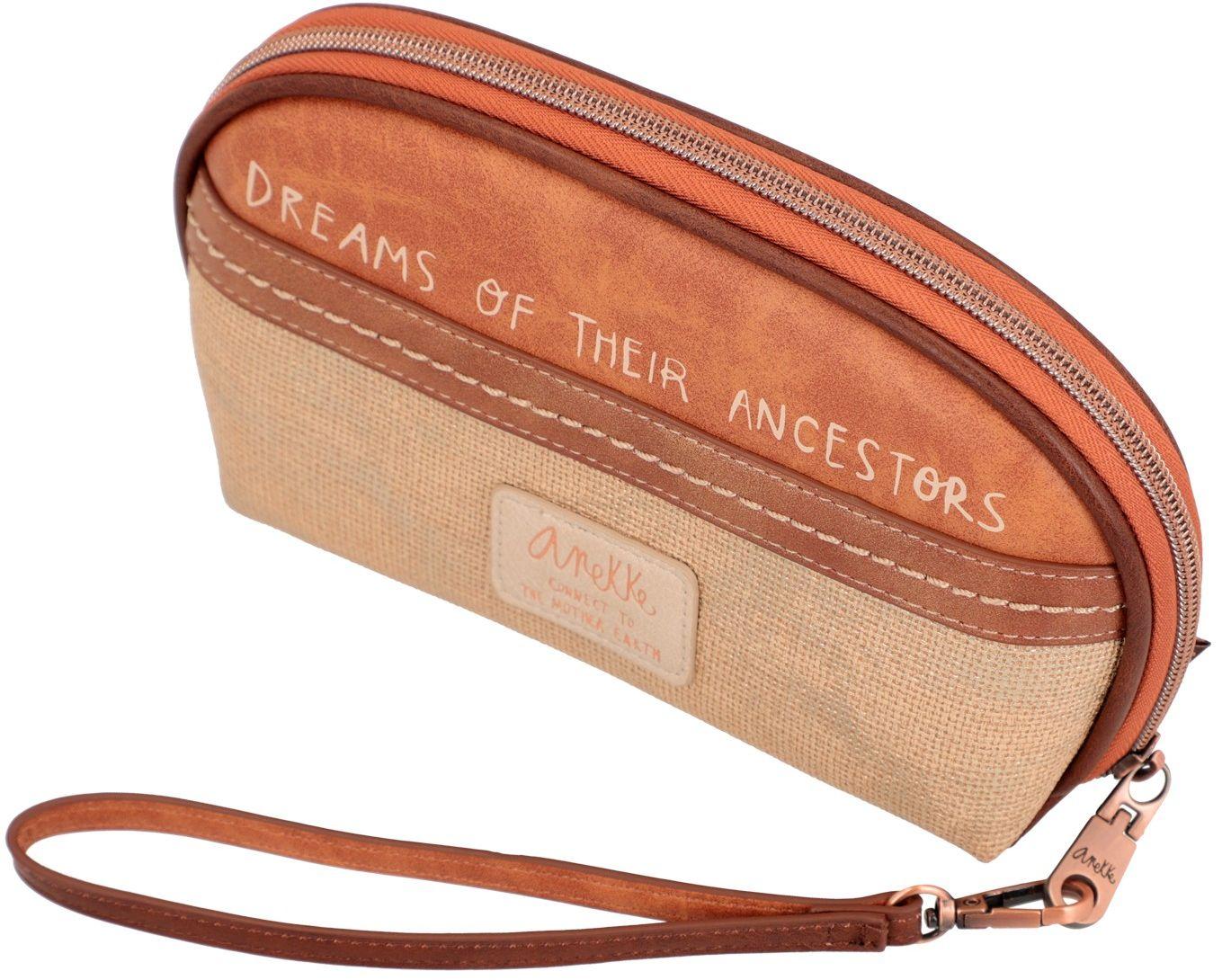 Anekke Menire Big Wallet mit Handschlaufe Bunter Print Kriegerin