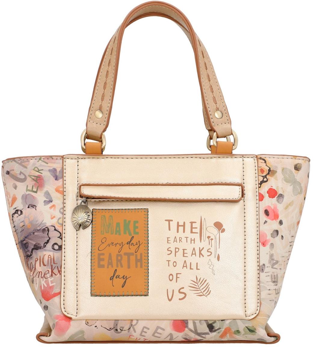 Anekke Mini Kurzgrifftasche Amazonia Nature Pachamama Göttin Metallic