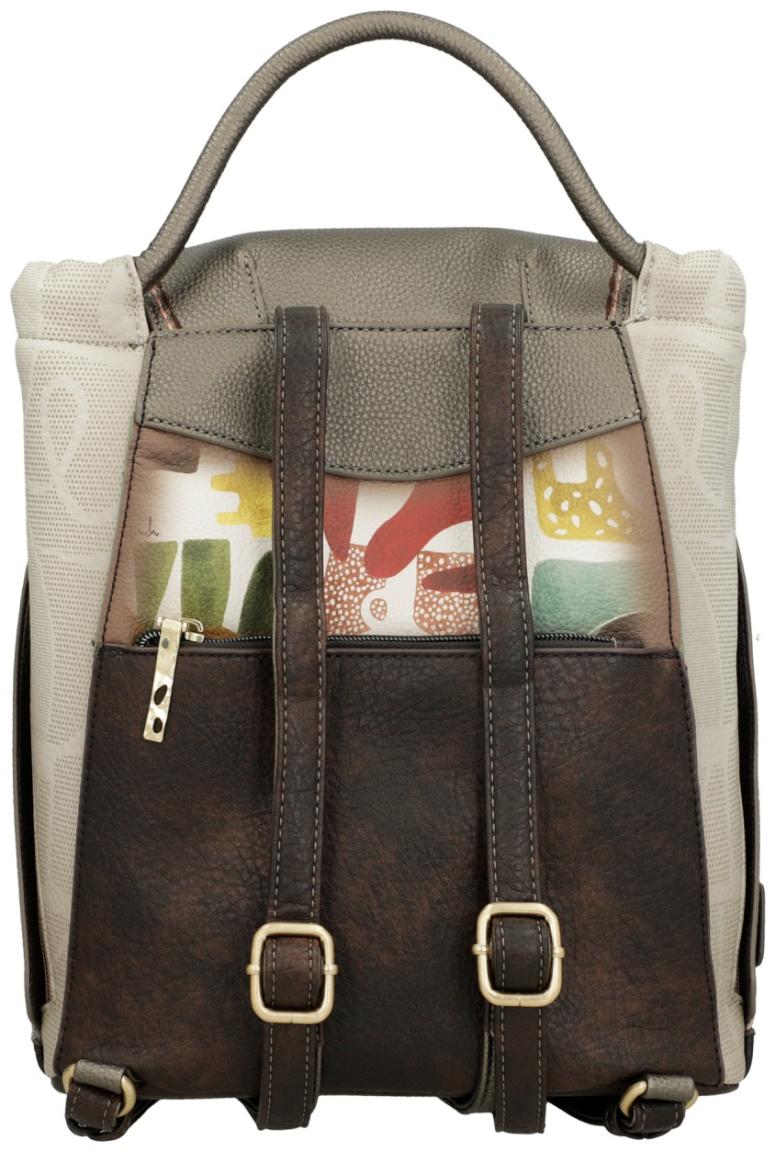 Anekke Muse Damenrucksack Drawstring Überschlag Taupe