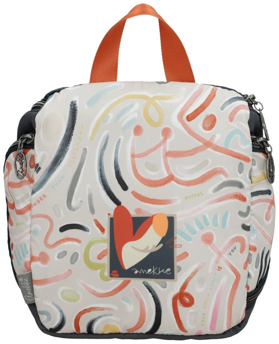 Anekke Muse Olympia Reisenecessaire mit Haken schwarz bunt