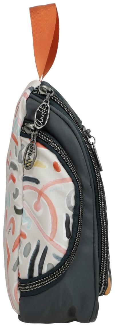 Anekke Muse Olympia Reisenecessaire mit Haken schwarz bunt