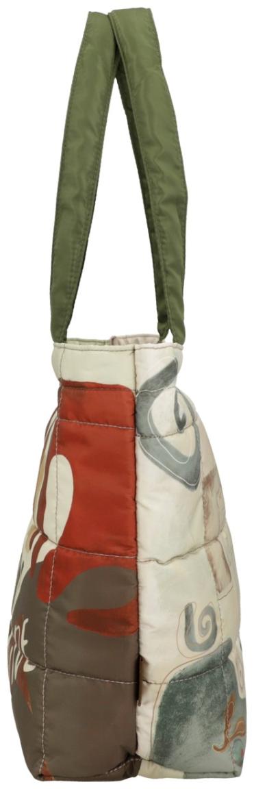 Anekke Muse abgesteppte Henkeltasche mit Print Perlon
