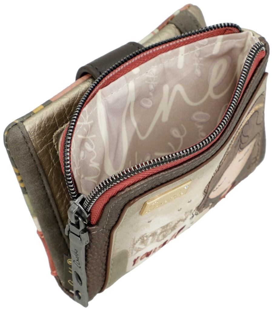 Anekke Muse flexibles Portemonnaie Medium Bronze Gold