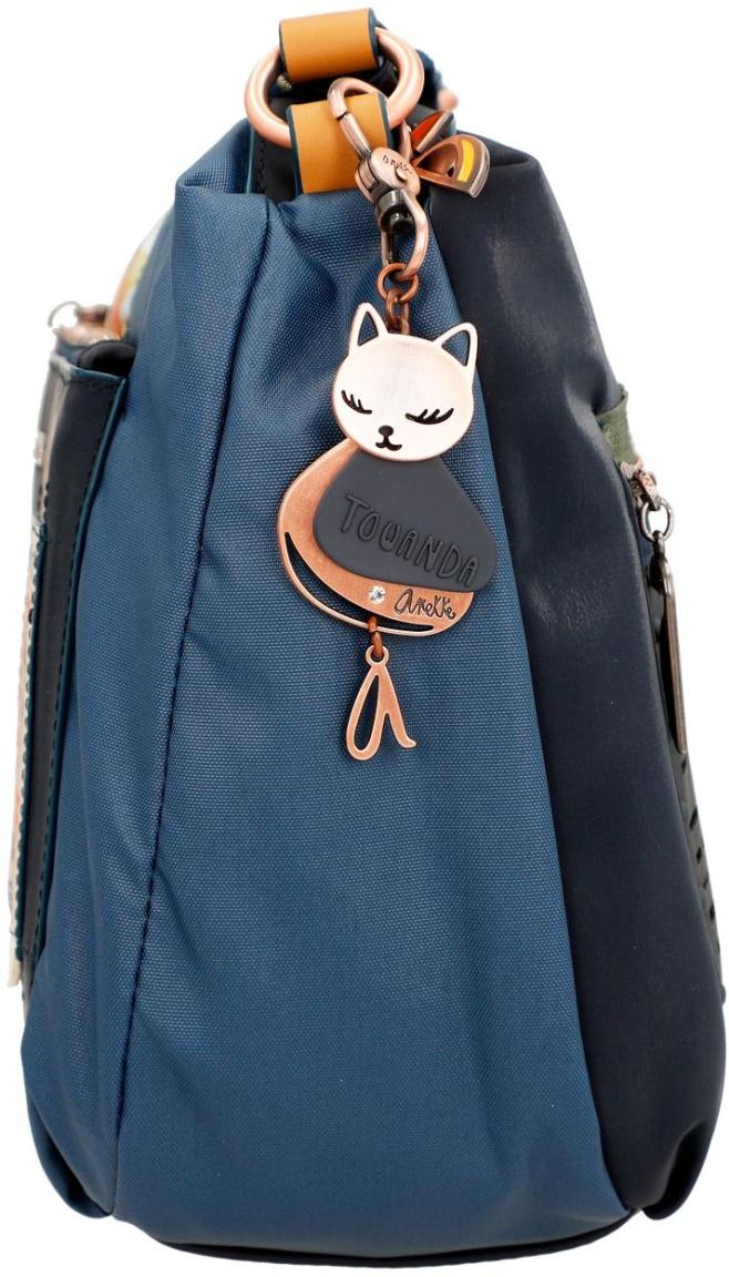 Anekke Nylon Beuteltasche Amazonia Nature Pachamama Blau