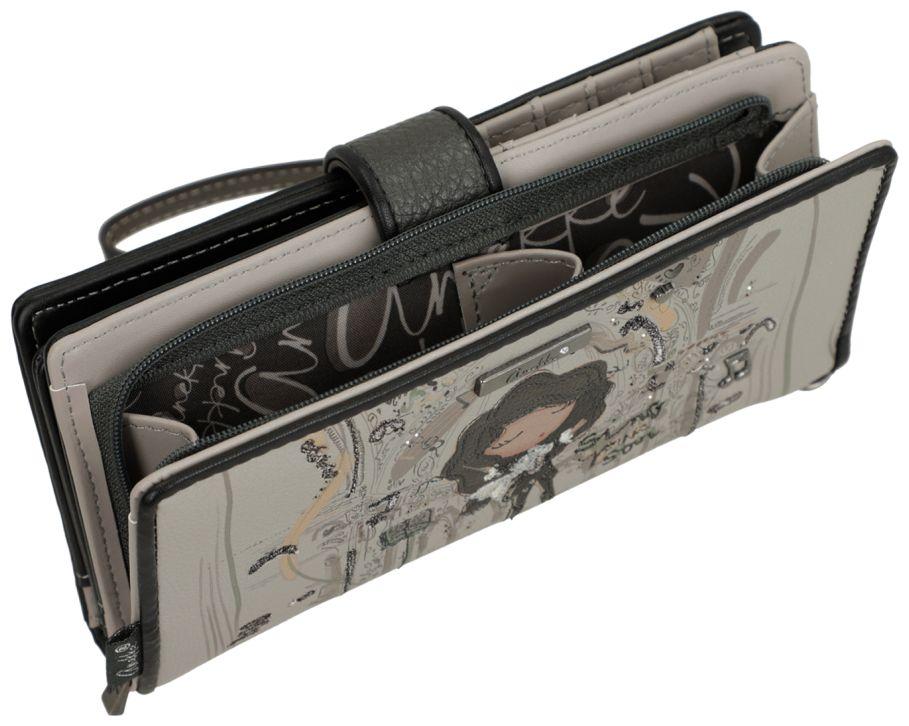Anekke Orchestra Brieftasche Portrait - Silber