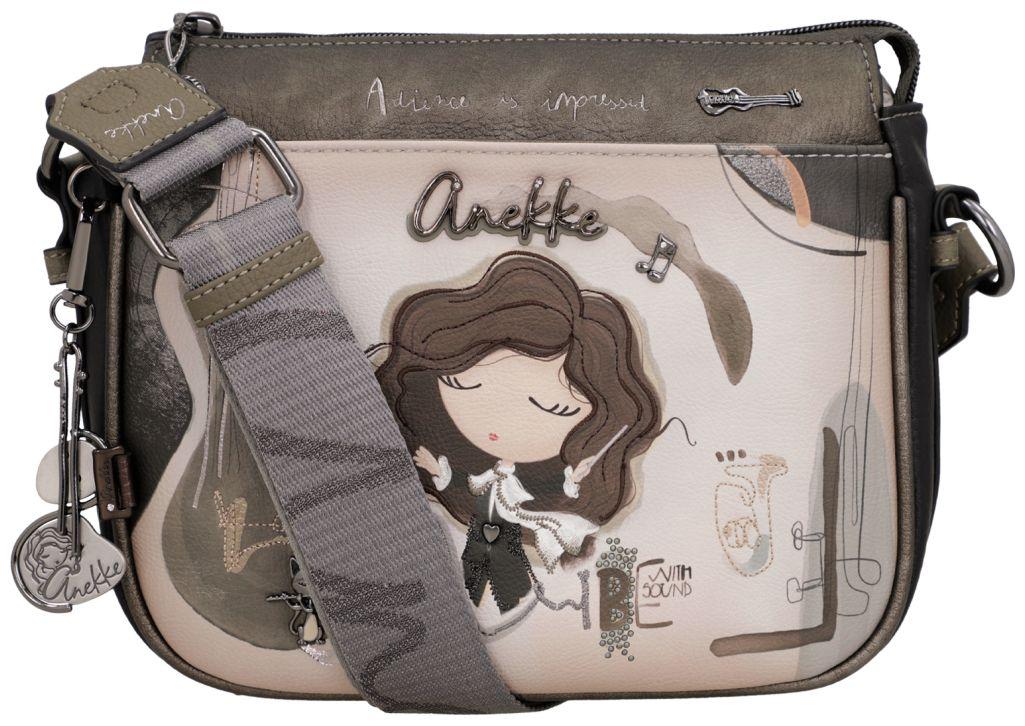 Anekke Orchestra Crossovertasche Portrait - Beige