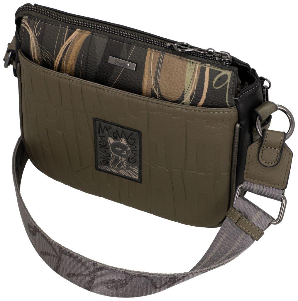 Anekke Orchestra Crossovertasche Portrait - Beige